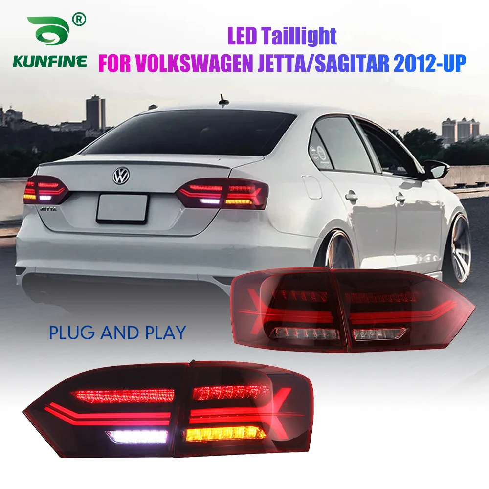 Car Tail Light Assembly For VW Jetta MK6 Sagitar 2012-2014  Brake Light With Turning Signal Light Car led Tail light