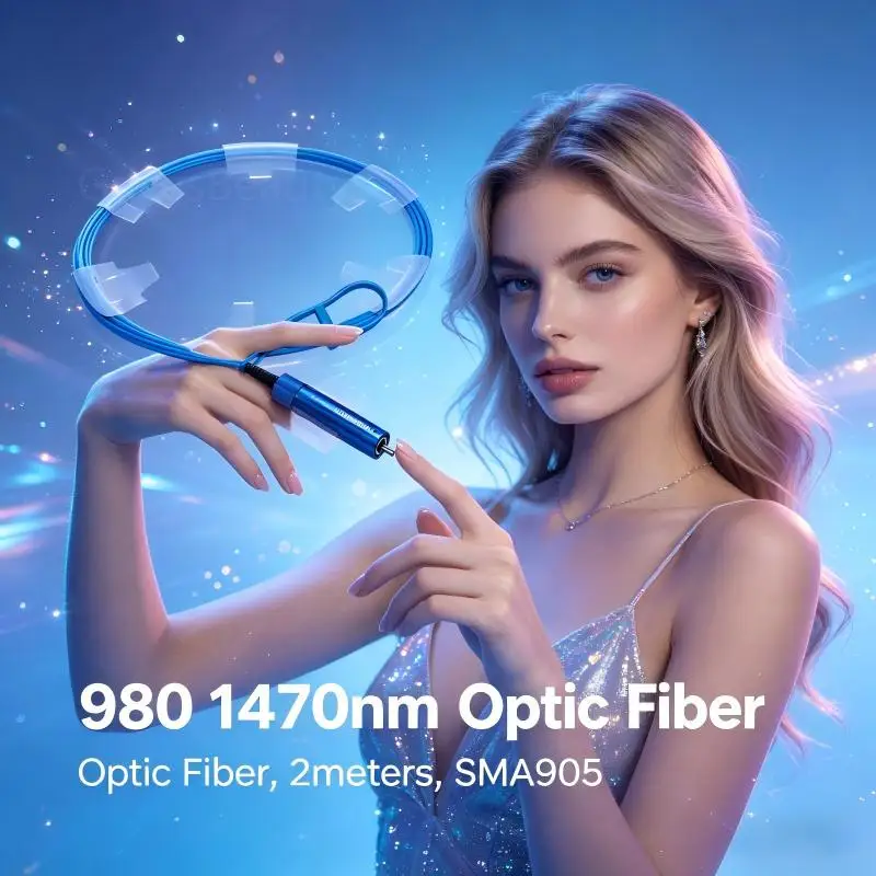 

1470 980nm Optic Fiber SMA 905 Connector Laser Fiber Spare Parts 2 Meters Optical Fiber Anti Cellulite Machine Spare Parts