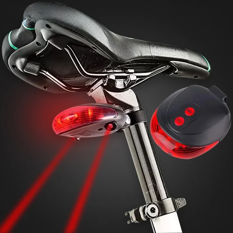 AliExpress cycle zone Bicycle Rear Light Red Tail Light LED Night Safety Warning Light Cycling Taillight Easy to Install Lantern for Bike Accessories