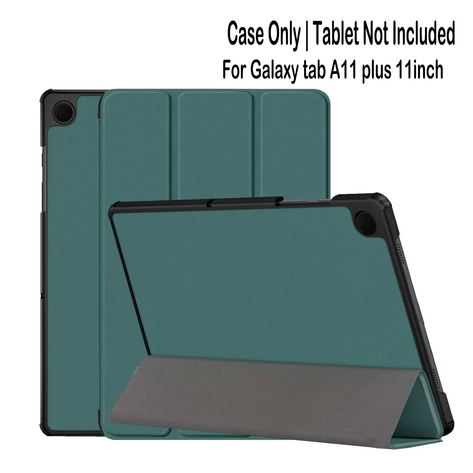Case for Galaxy Tab A11+ 11inch PU Leather Material Kickstand Protective Cover High Quality
