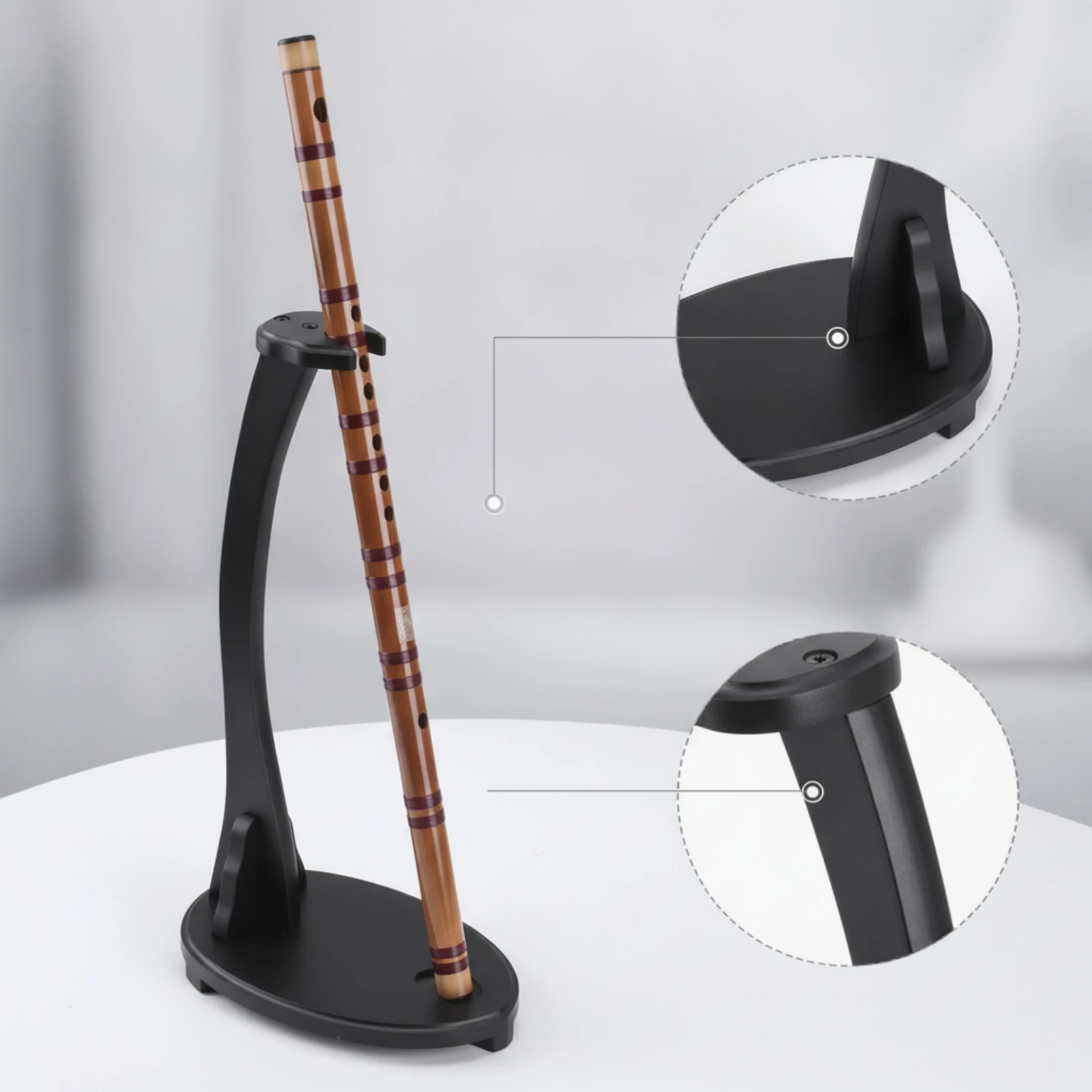 Erhus Stand Floor-Standing Dizi Stand Freestanding Instrument Holder for Instrumentalists, Music Room,Stage Flute Erhu Stand