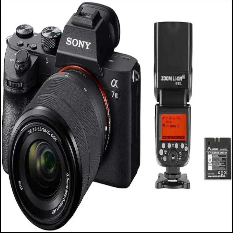 Best Camera Alpha a7 III (ILCEM3K/B) Full-frame Mirrorless Interchangeable-Lens Camera with 28-70mm Lens with 3-Inch LCD