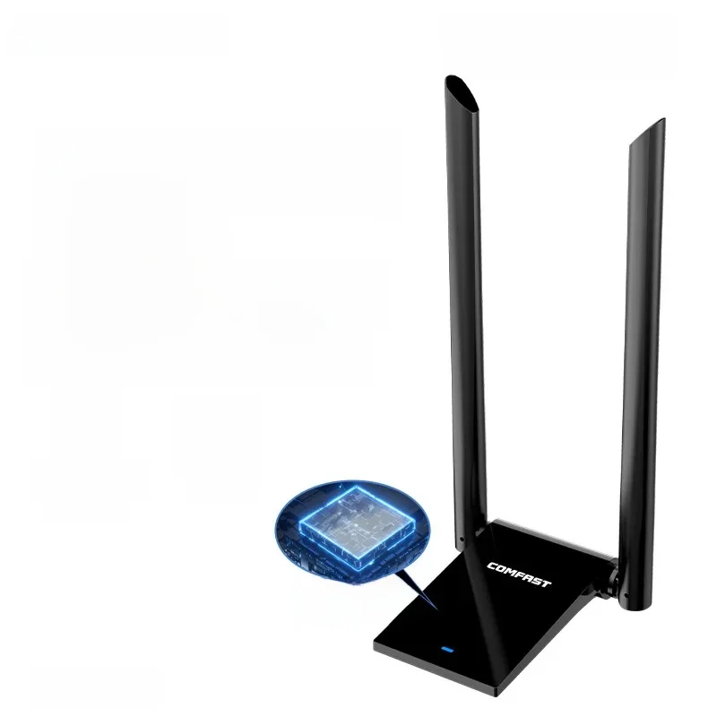 Adapter WiFi 1300-1900Mbps Usb 3.0 Para Pc MT7612U/RTL8814AU Placa De Rede Karta sieciowa Antena Cle Wifi Win 7/8/10/11/Kali Linux — zdjęcie produktu 7