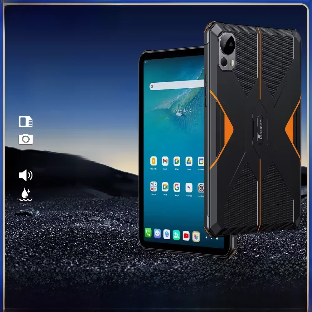 FOSSiBOT DT1 Tablet Android 13 10.4inch FHD+ 2K Display 8GB 256GB 11000mAh 18W Fast Charge 48MP Camera Tablet Rugged Tablet Pad