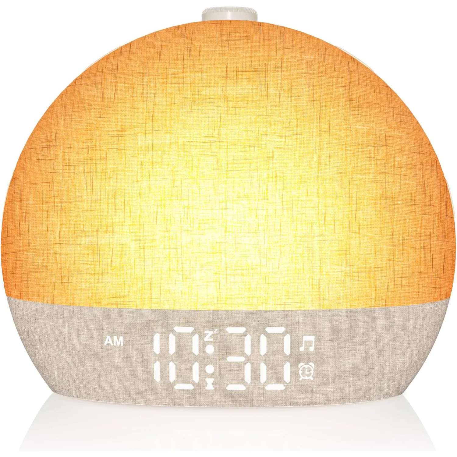 Sunrise Alarm Clock White Noise Sound Machine Wake Up Light 30 Sleep Sounds Bluetooth Speaker Night Light for Bedroom Ideal Gift
