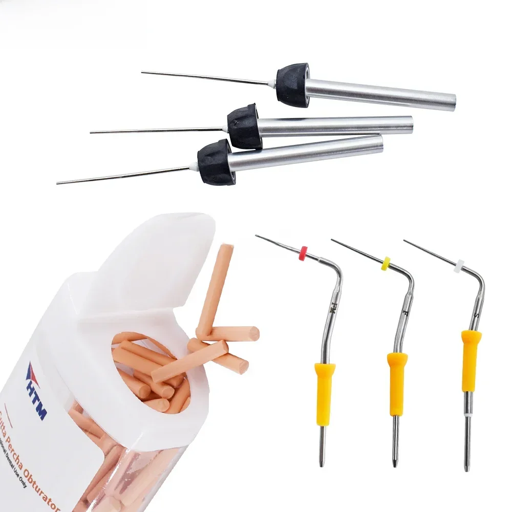 Akcesoria dentystyczne Tłok cieplny Gutta Percha Bars Igła pistoletowa do dentystycznego bezprzewodowego systemu Endo Pióro obturacyjne Gutta Percha Bars — zdjęcie 2