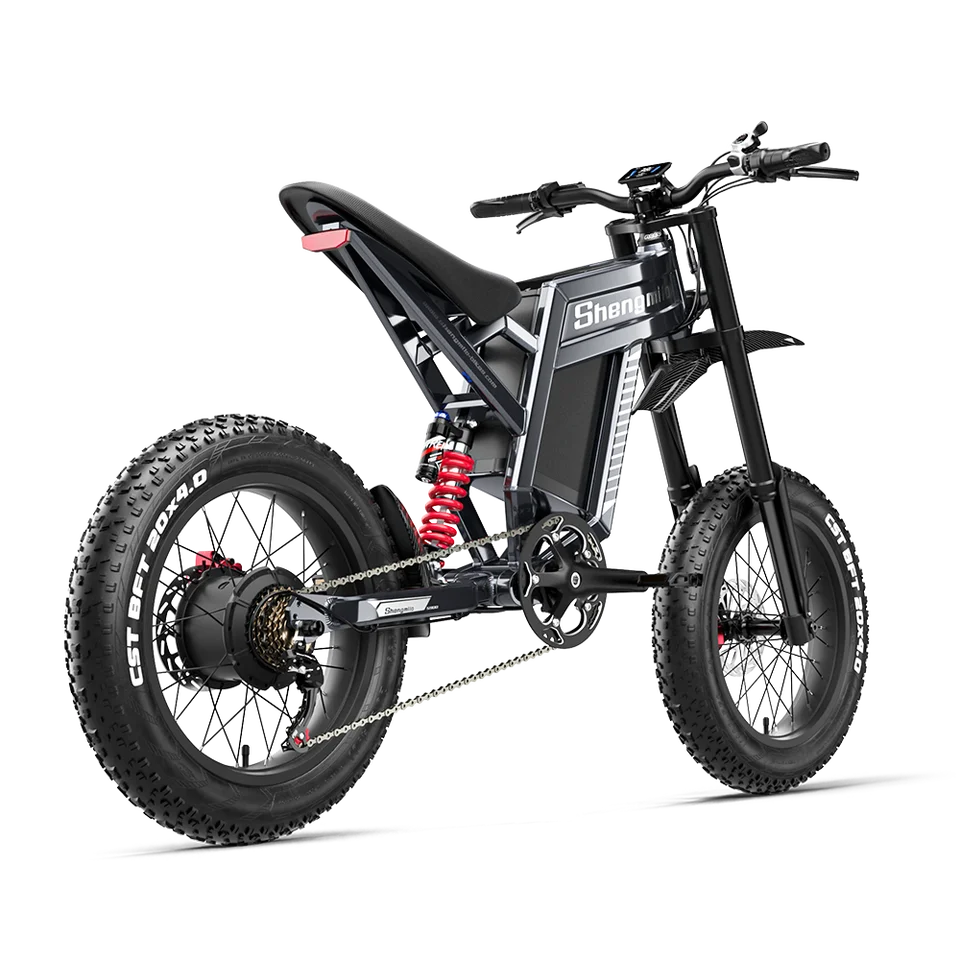 Shengmilo S900 Adult Electric Bicycle 1500W 60V30AH Battery Mountain Electric Bike 20 inch Fat Tire Ebike Electric Dirt Bike image 5