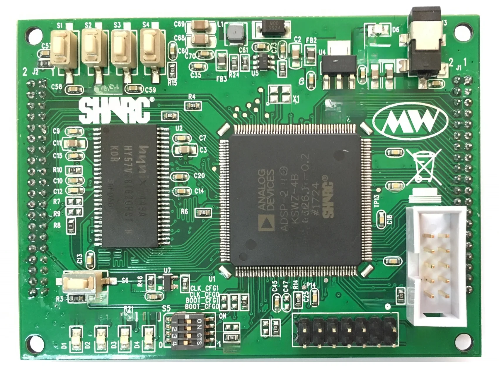 SHARC DSP ADSP-21489 płyta główna — zdjęcie 2