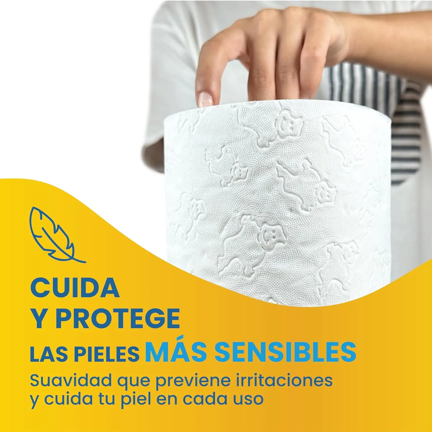 Imagen 3: PILBELLES Papel Higiénico Extra Suave - 2 capas, Más de 160 Hojas por Rollo, Sin Perfumes, 100% Celulosa Certificado Ecolabel
