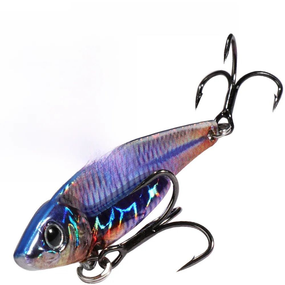 Spinner Spoon Metal Jig Bait 7.5g 10g 16g 20g VIB Tonące ostrze Spinning Treble Hook Spinnerbait Pesca Tackle Sea Fishing Lure — zdjęcie 2