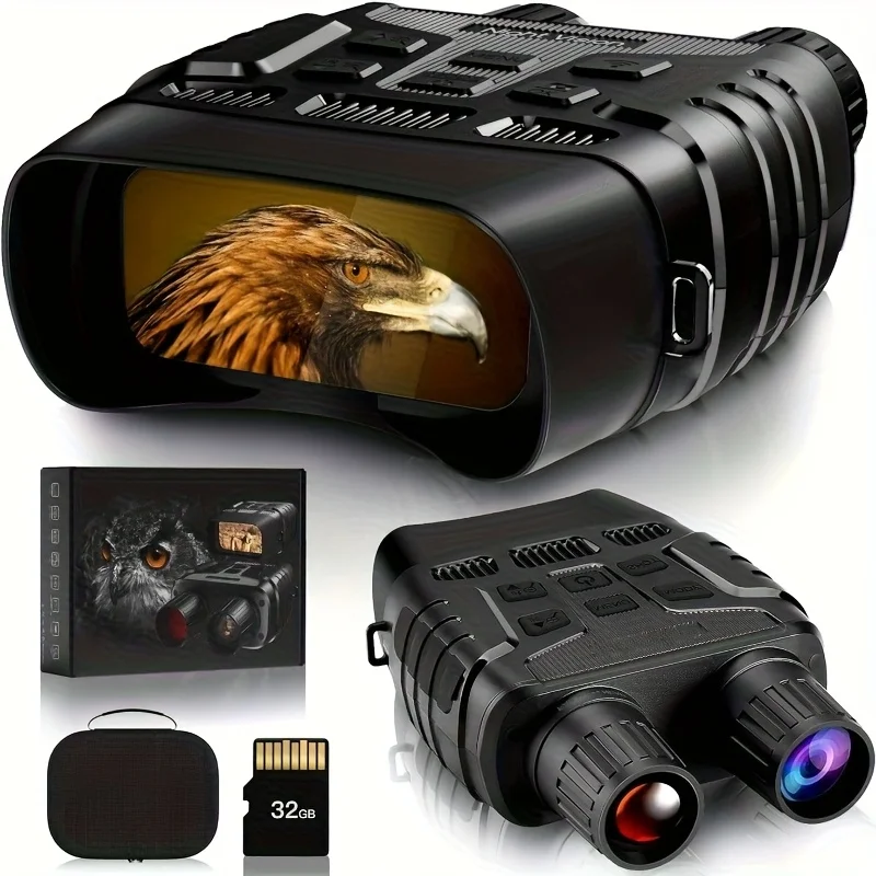 Digital Night Vision Telescope with 32GB Card and Carrying Bag for Outdoor Wildlife Observation