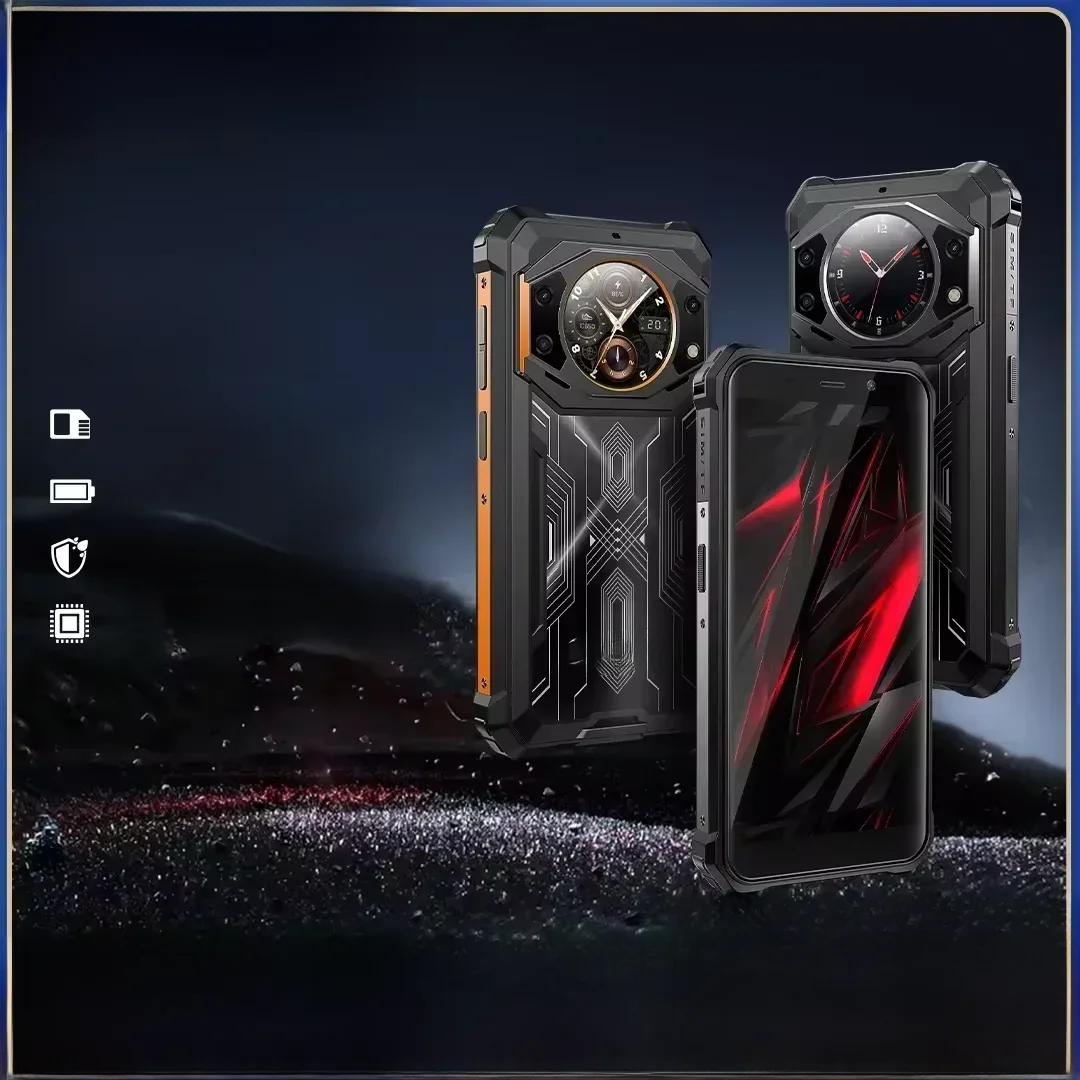 Fossibot F101Pro Rugged Smartphone 15GB+128GB Android 13 IP68 Waterproof Mobile Phone 10600mAh NFC Cell Phone Global Version