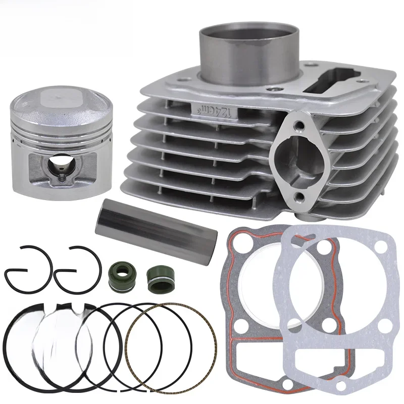 Zestaw uszczelek pierścienia tłokowego cylindra motocyklowego STD Big Bore do Honda CITY FLY 125 CLR125 XLR 125 1998 NX 125 Upgrade do 150cc — zdjęcie 2