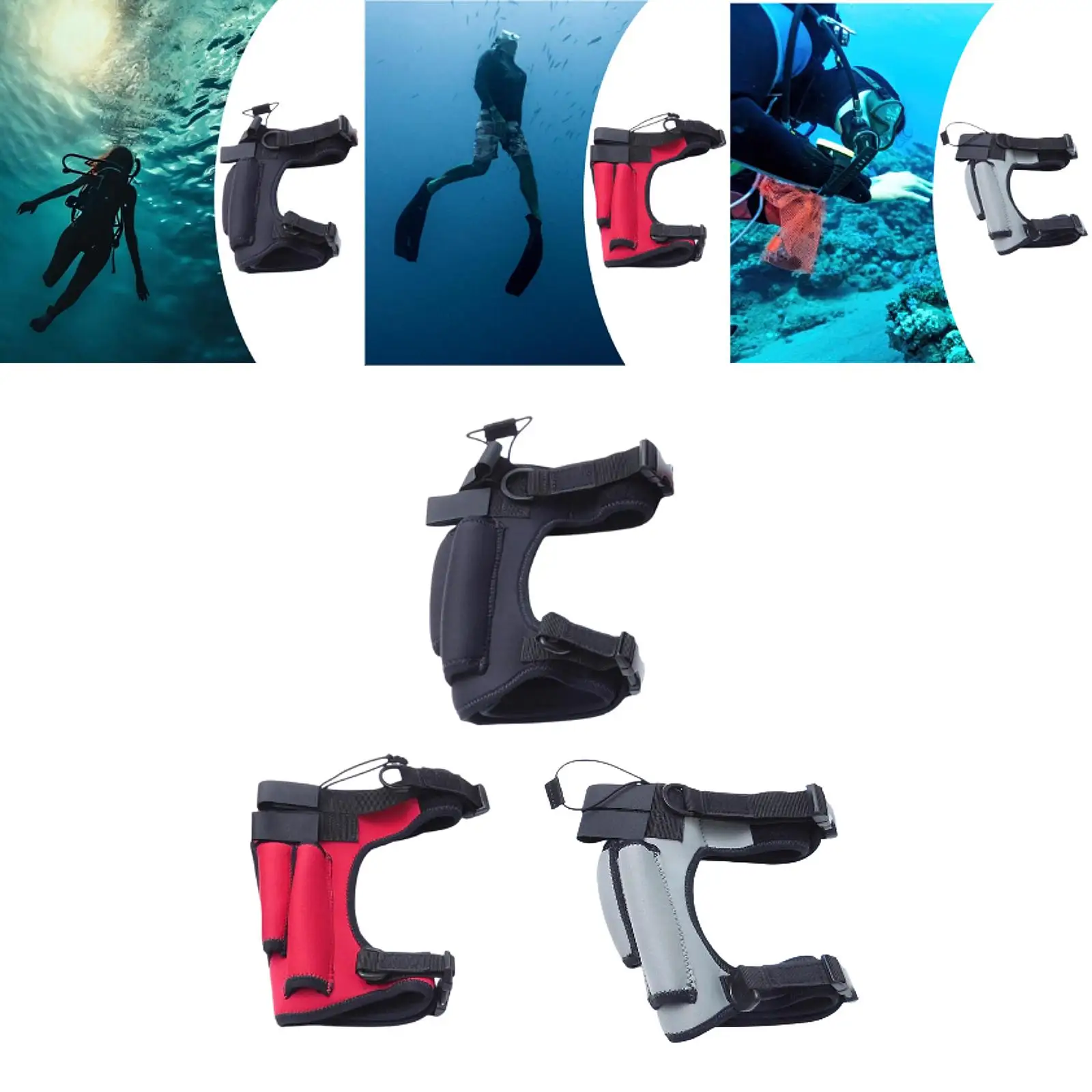 Diving Leg Knife Holder Adjustable Thigh Knife Wrap Leg Strap Knife Holster for Boating Snorkelling Spearfishing Sailing