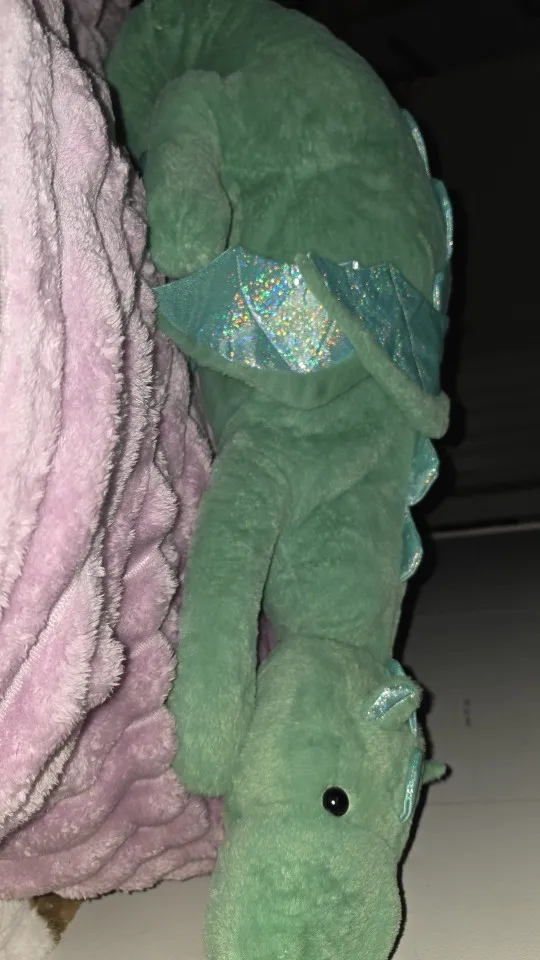 Kawaii Dragon Plush Pillow with Flying Wings
