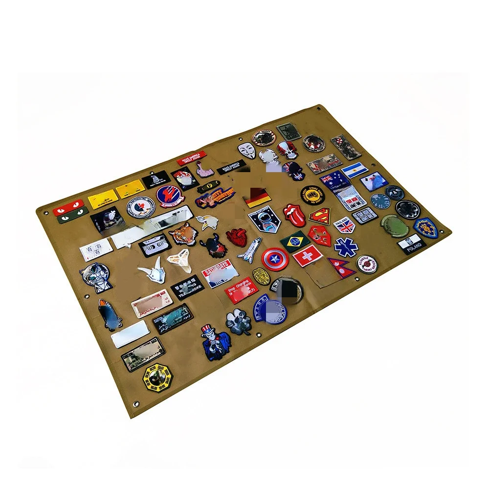 Panneau d'affichage de patchs, patchs de moral tactiques en Nylon, support de patchs pour vêtements pour militaires