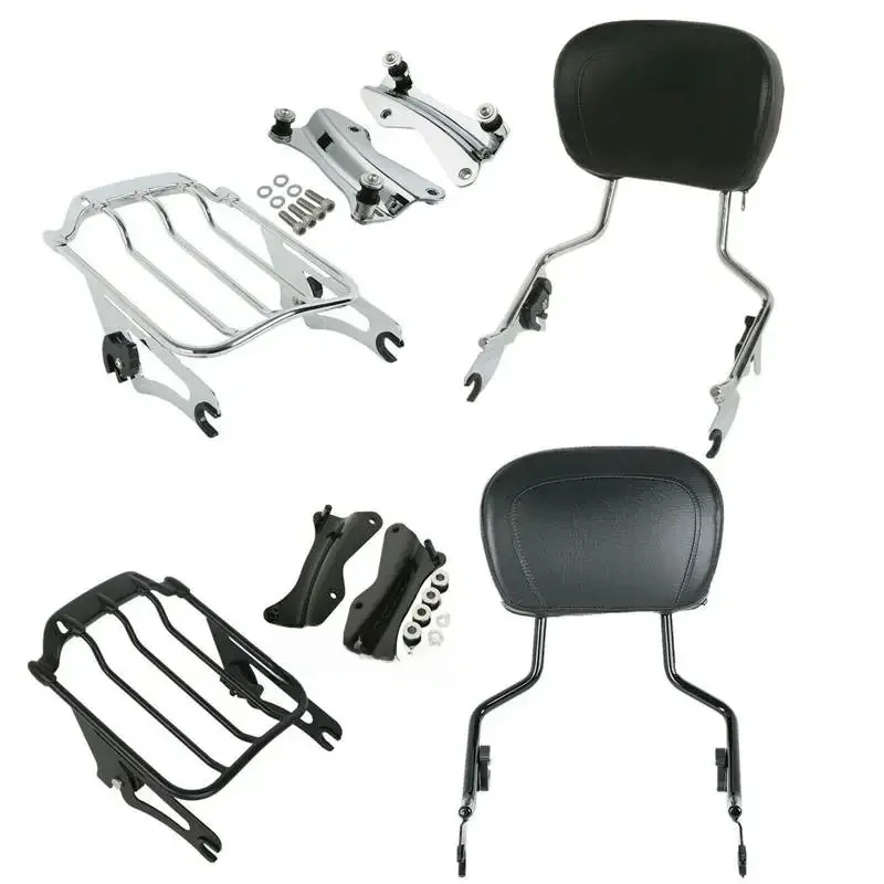 Zestaw mocowania bagażnika z oparciem Sissy Bar do motocykli Harley Touring Road King Street Glide FLHX 2014-2024 — zdjęcie 2