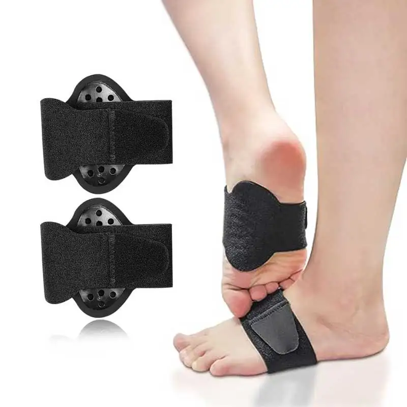 

2 Pairs Arch Support Brace Plantar Fasciitis Gel Strap Orthotic Compression Support Wrap Aids Relieve Feet Pain