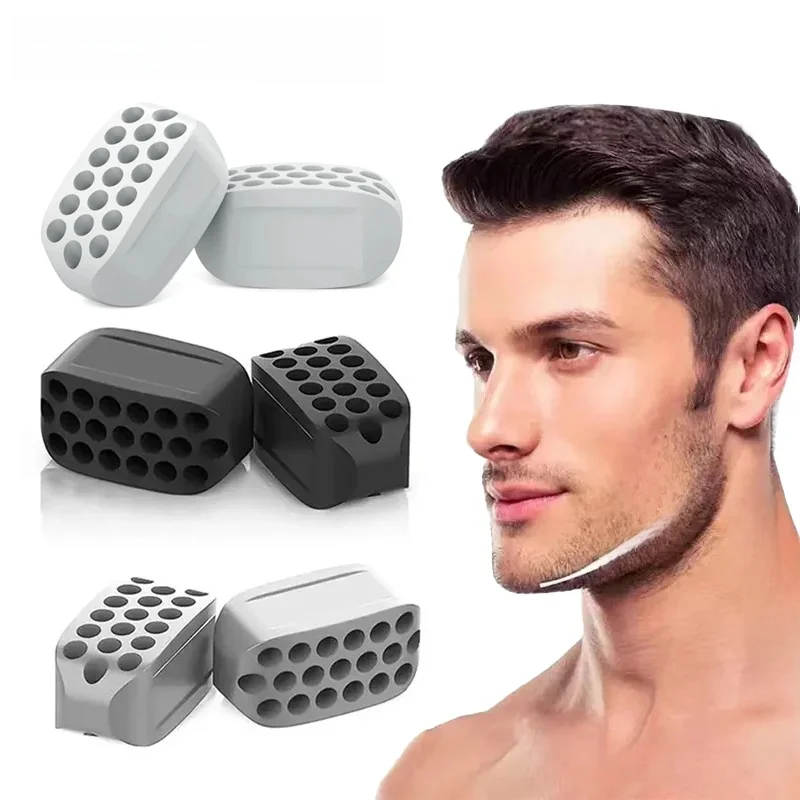 Équipement de tonification du cou en silicone, outil de beauté du visage, exercice de la mâchoire, tonificateur facial, balle de fitness, double ruisseau