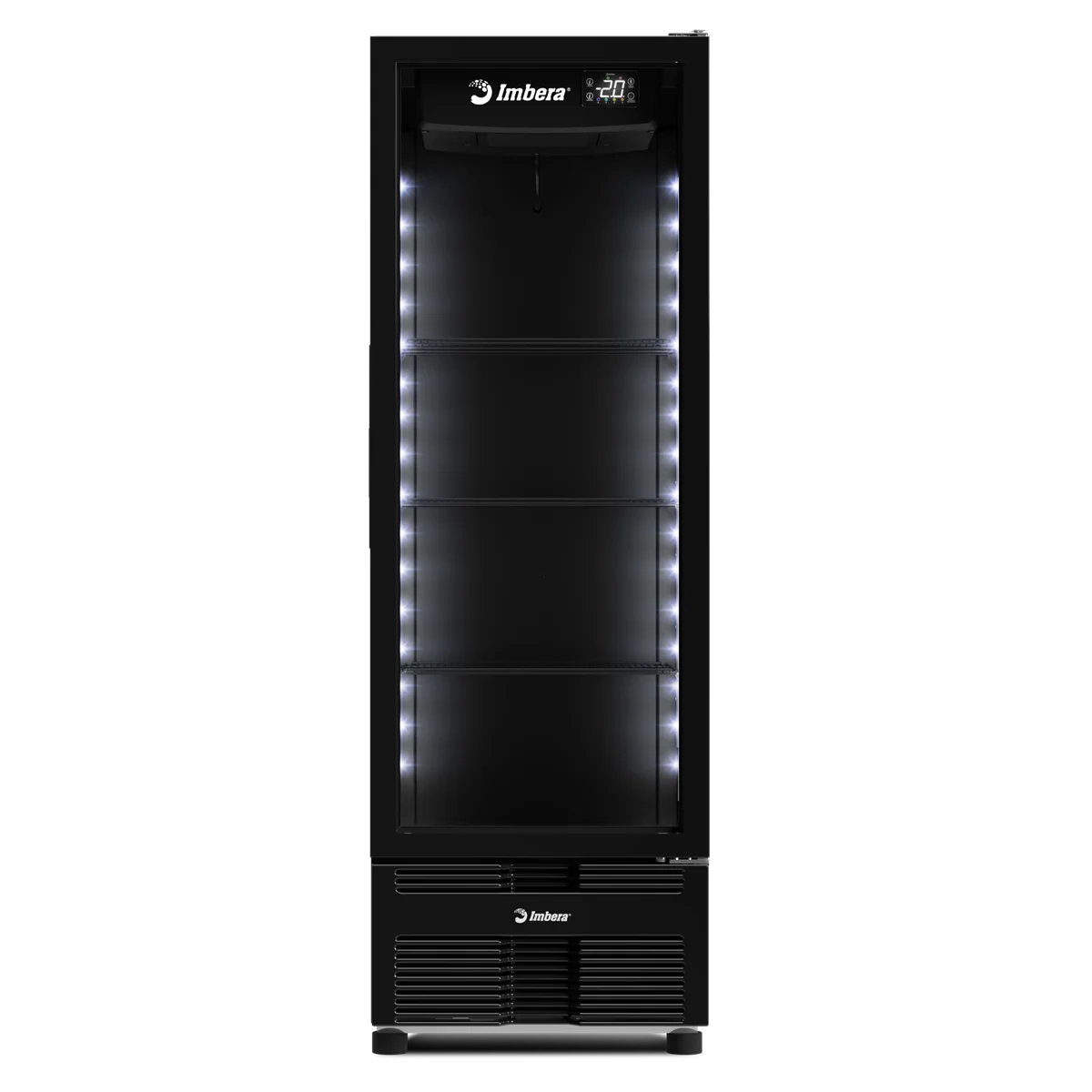 CERVEJEIRA IMBERA 485L FULL BLACK PORTA DE VIDRO INVERTER BIVOLT