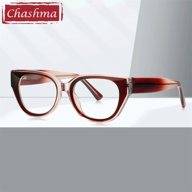 

Chashma Prescription Glasses Cat Eye Women Optical Eyeglasses Frames for Myopia Reading Recipe Lenses Spring Hinge Spectacles