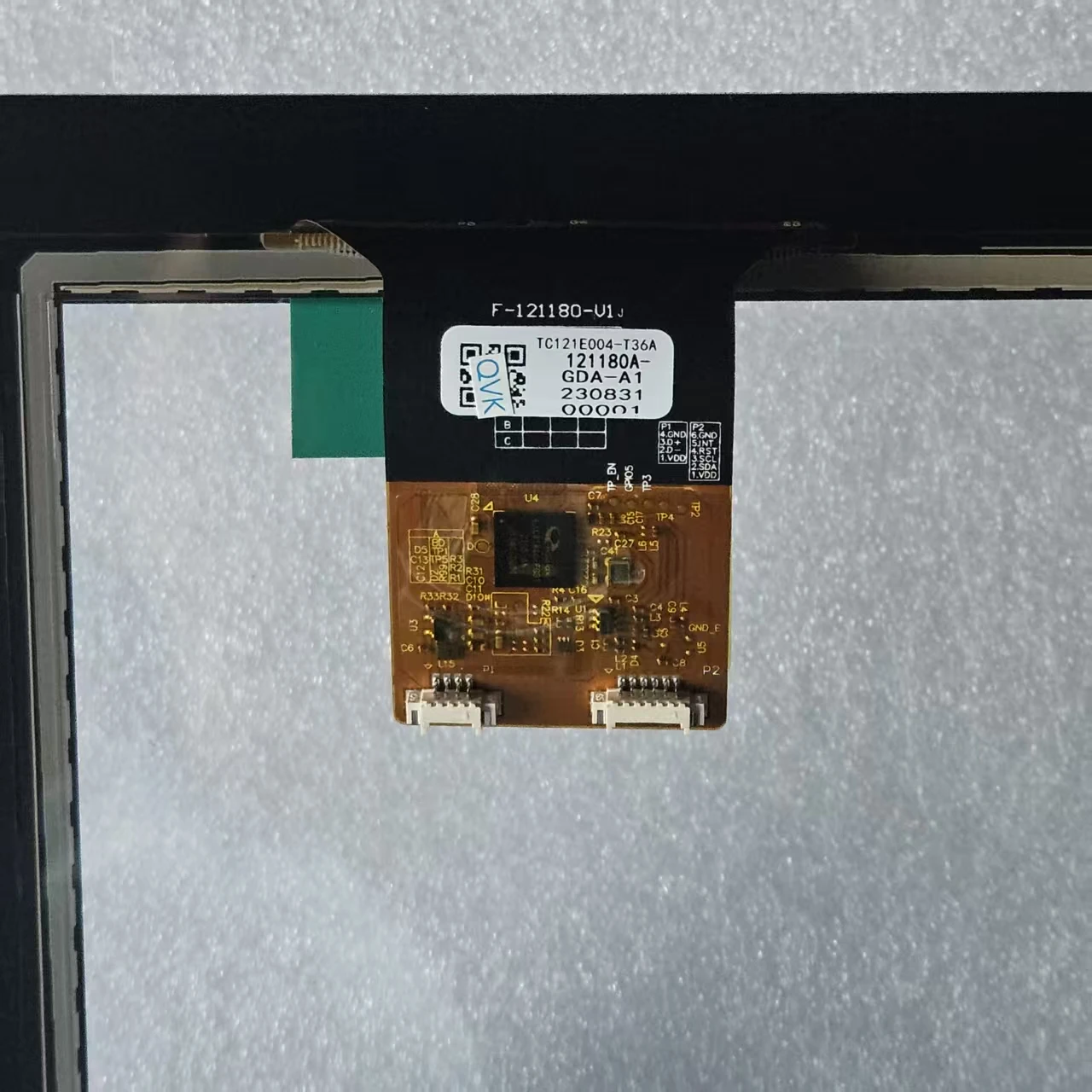 

Black 12Inch For F-121180-V1 Capacitive Touch Screen Digitizer Sensor External Glass Panel 228x203 MM