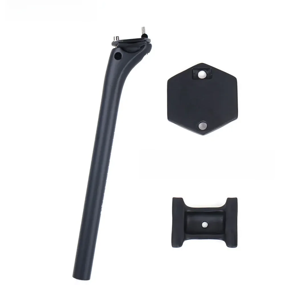 AliExpress ELITA ONE New Carbon Seat post Mountain Bike Seat Post Road Seatpost Offset 20 Bike Parts 25.4/ 27.2/30.9/31.6*350/400/450mm