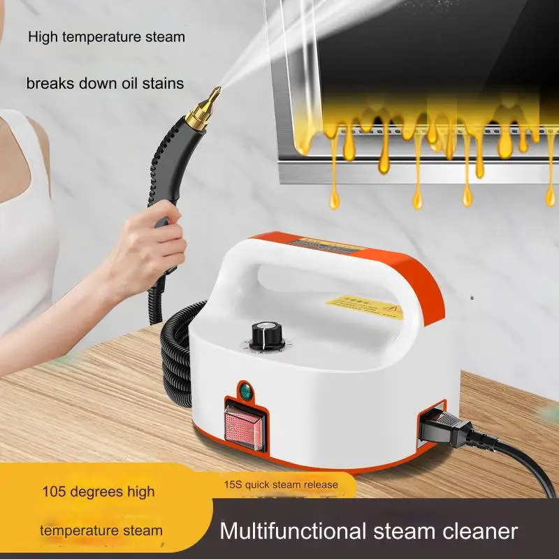 Multifunctional Steam Cleaning Machine - High Pressure & High Temperature for Kitchen Range Hoods, Bathrooms, Air Conditioners