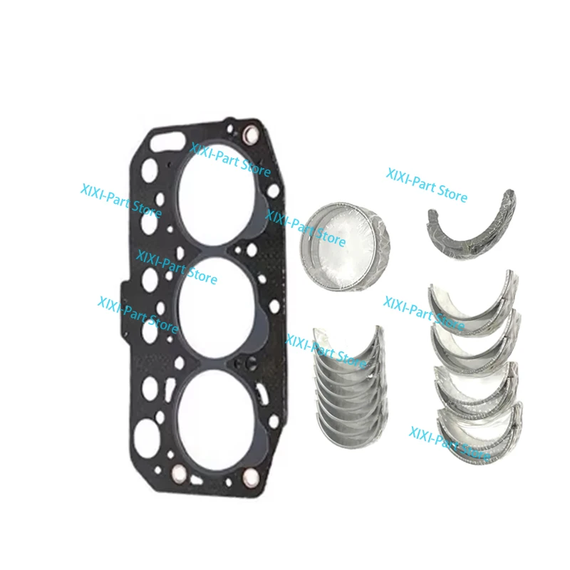 

3TNV70 Main Bearing & Connecting Rod Bearing Cylinder Head Gasket For Yanmar Engine Overhaul Rebuild Kit