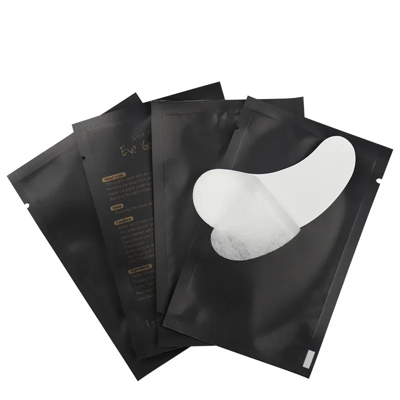 HEIßER 50/100 Pairs Wimpern Pad Gel Patch Für Pfropfen Wimpern Verlängerung Patches auge Tipps Aufkleber Wraps Kosmetik Make-Up-Tools