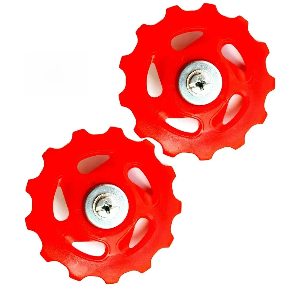 AliExpress NONE 2Pcs Ultralight Bicycle Rear Derailleur Jockey Wheels 6/7/ 8 Speed MTB Road Bike Guide Wheels 10T/13T/15T Derailleur Pulleys New