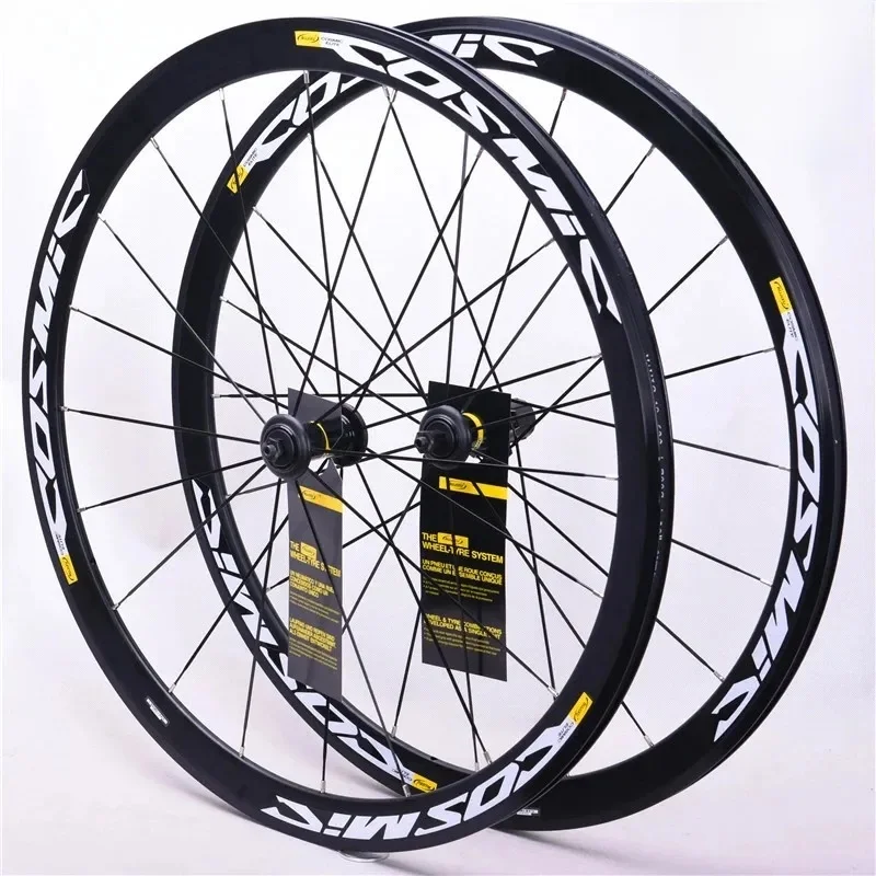 AliExpress 700C,V Brake Bike Wheel, Road Disc Bicycle Wheelset, Aluminum Cosmic Fixed Gear Set, High Quality, 40mm, 50mm, Hot Sale