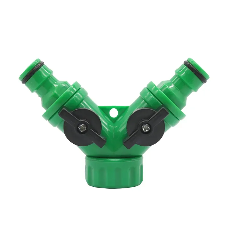 2-way and 3/4-inch hose connector.