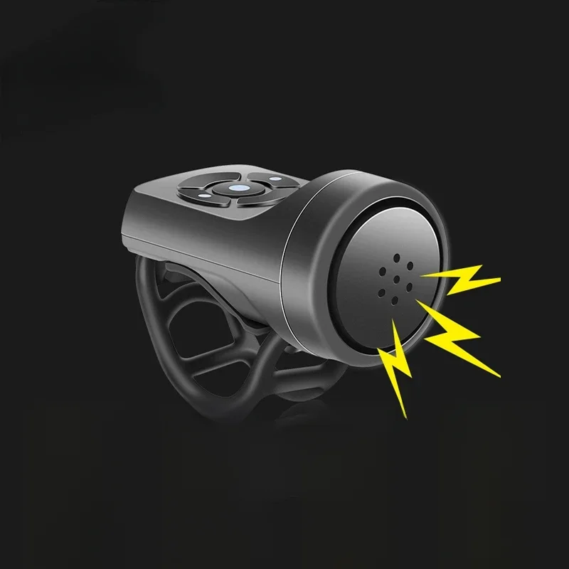 AliExpress OFFBONDAGE OFFBONDAG Bicycle Bell Rechargeable Bike Motorcycle Electric Anti-theft Alarm Horn Loud Alarm Ring Road Bicycle Accessories