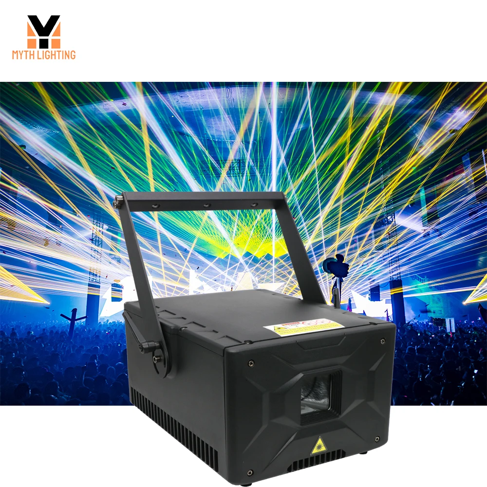 RGB Animation Laser Light 5W Scanner Laser Projector ILDA DMX FB4 Control Disco Party Wedding Christmas Stage Light