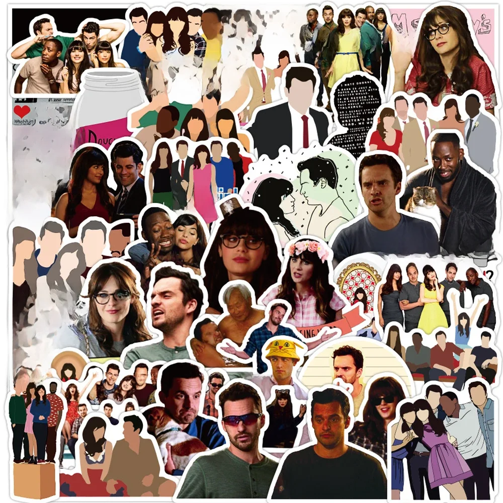 10/30/50PCS émission de télévision nouvelle fille autocollants ordinateur portable guitare bagages réfrigérateur planche à roulettes étanche Cool Graffiti autocollant enfants jouets