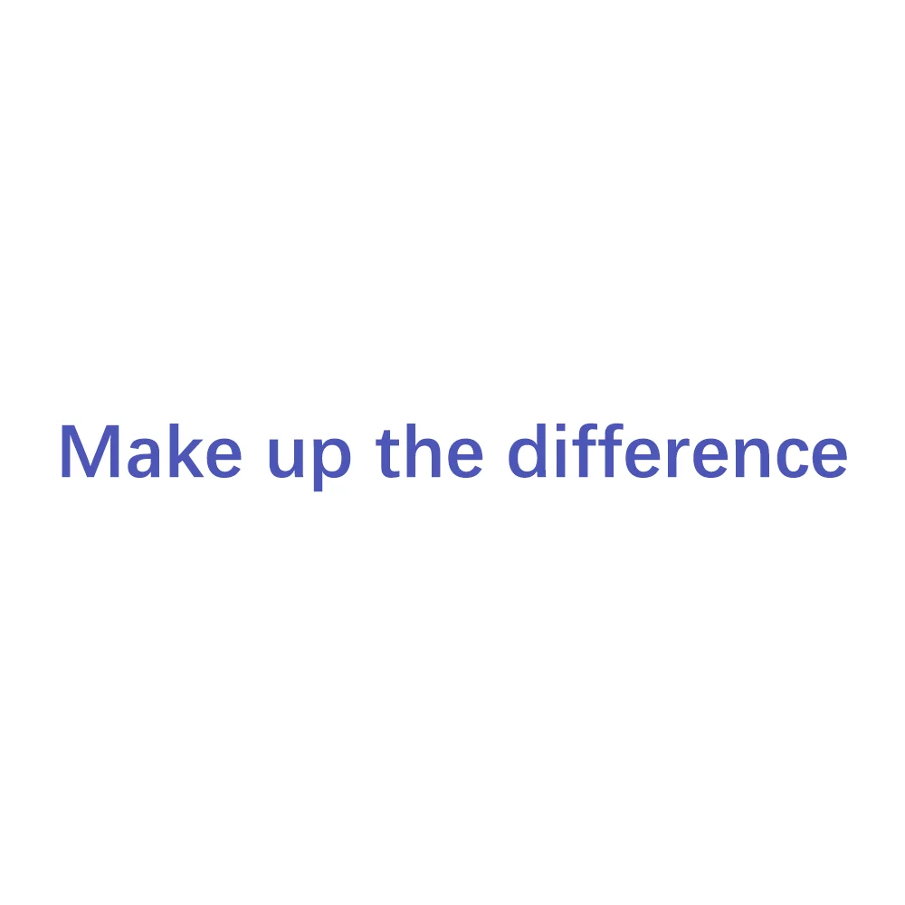 Make up the difference