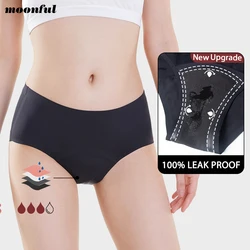 Menstrual Panties Women Seamless Panties for Period 4 Layer Absorbent Leak proof Menstrual Panties Briefs Panties for Monthly