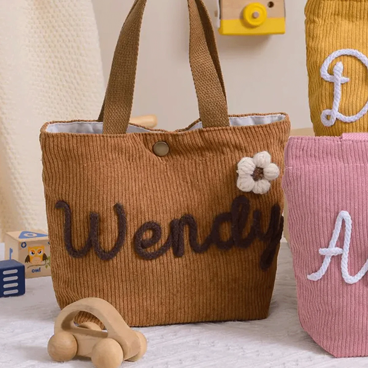 Personalized Name Handbag, Custom Tote Bag Gift