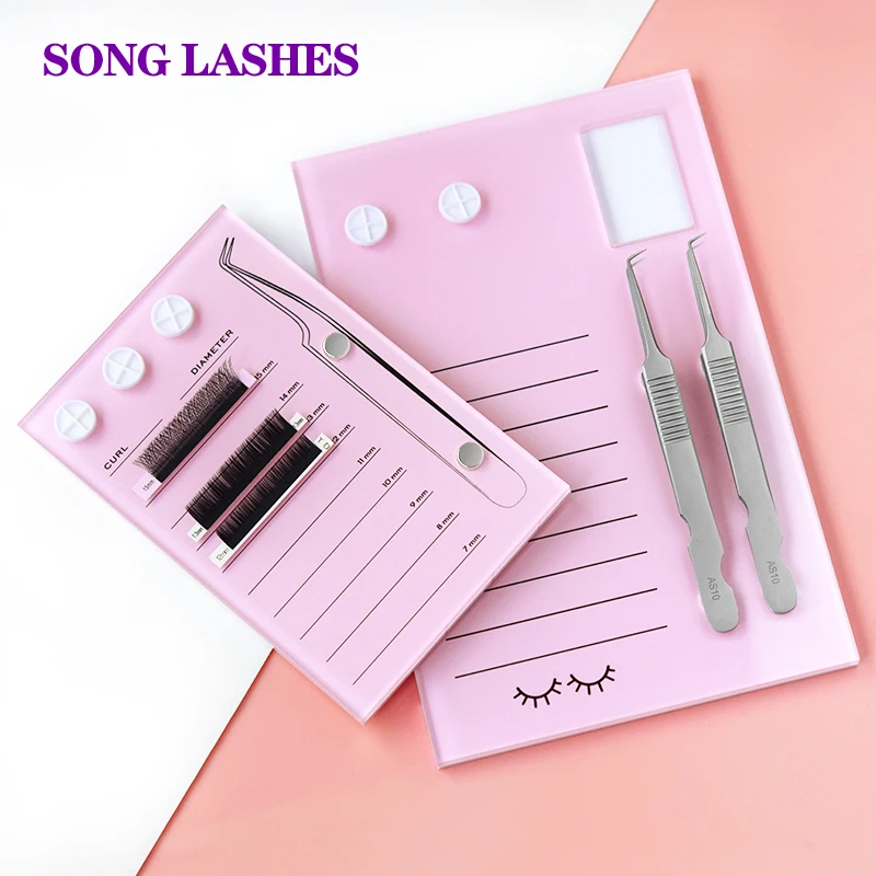 

Song Lashes Acrylic material Grafted Eyelash Display Board Fall and Durable High Quality Professional Makeup Tools