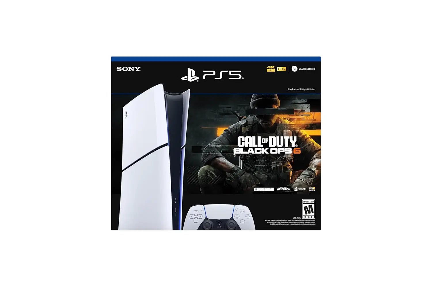 PlayStation 5 Digital Slim Console – Call of Duty: Black Ops 6 All-Digital Bundle