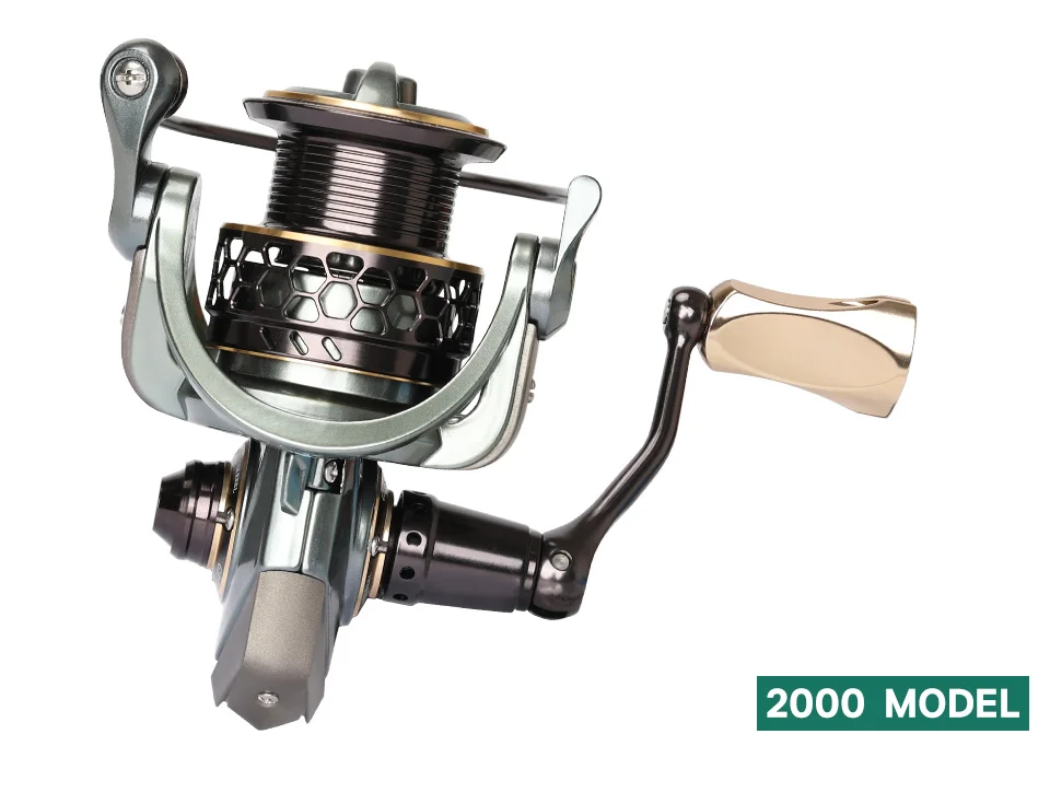 TSURINOYA 2 Spool Spinning Angeln Reel JAGUAR 1000 2000 3000 185G 6KG Max Carbon Drag Karpfen Salzwasser Reel bass Hecht Rad – Detail 24