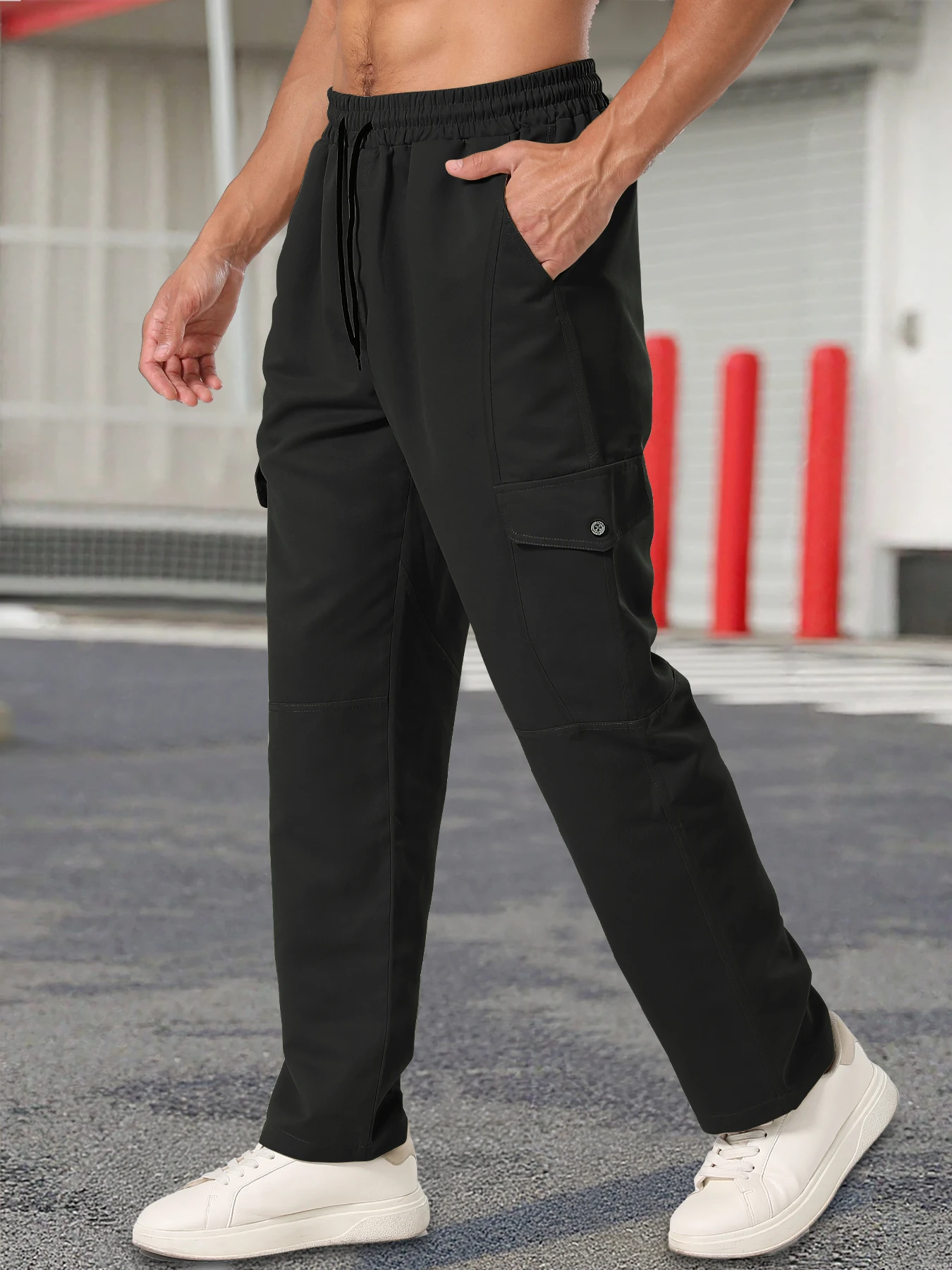 

American-style work pants/casual trousers, suitable for all seasons. Simple yet stylish, fashionable and trendy, with a street/h