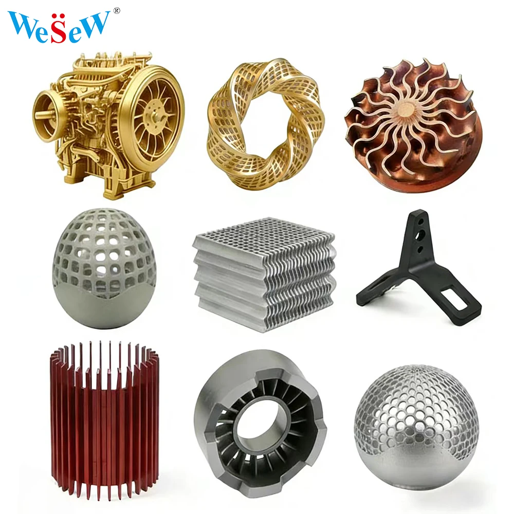 Custom Metal 3D Printing Service SLM Aluminum Stainless Steel Rapid Prototyping CNC Machining Wire EDM Broaching Custom 3D Print