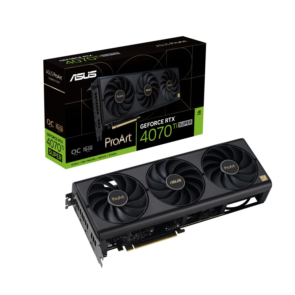 ASUS ProArt GeForce RTX 4070 Ti SUPER O16G OC D6X 16GB