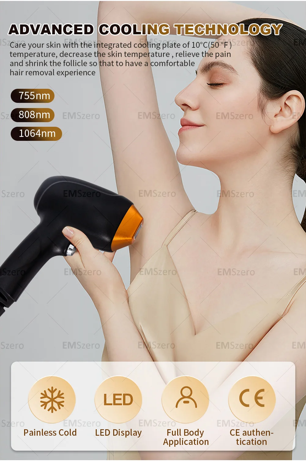 

2 in 1 Diode Laser Hair Remova Ice Painless Alexandrite Picosecond Laser Tattoo Removal Multi-function cooling system beauty