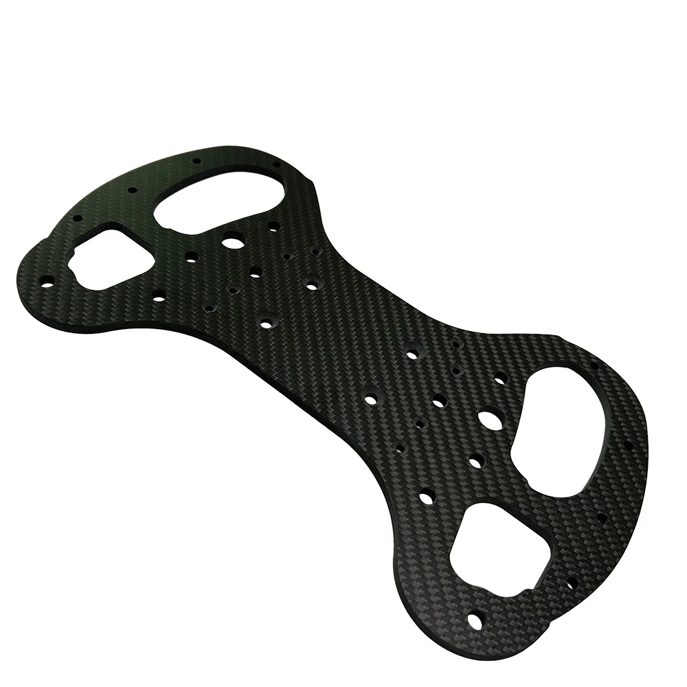 Custom Carbon Fiber GT3 Steering Wheel Plate Custom CNC Cutting Simracing Carbon Steering Wheel Plate