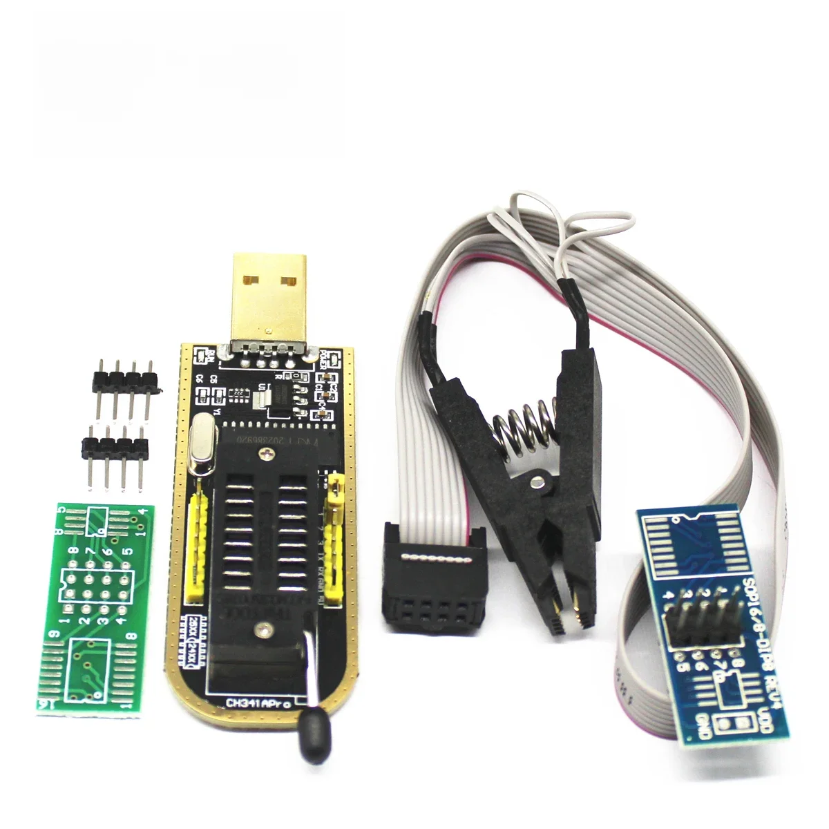 CH341A 24 25 Series EEPROM Flash BIOS programator usb z oprogramowaniem i sterownikiem — zdjęcie 2
