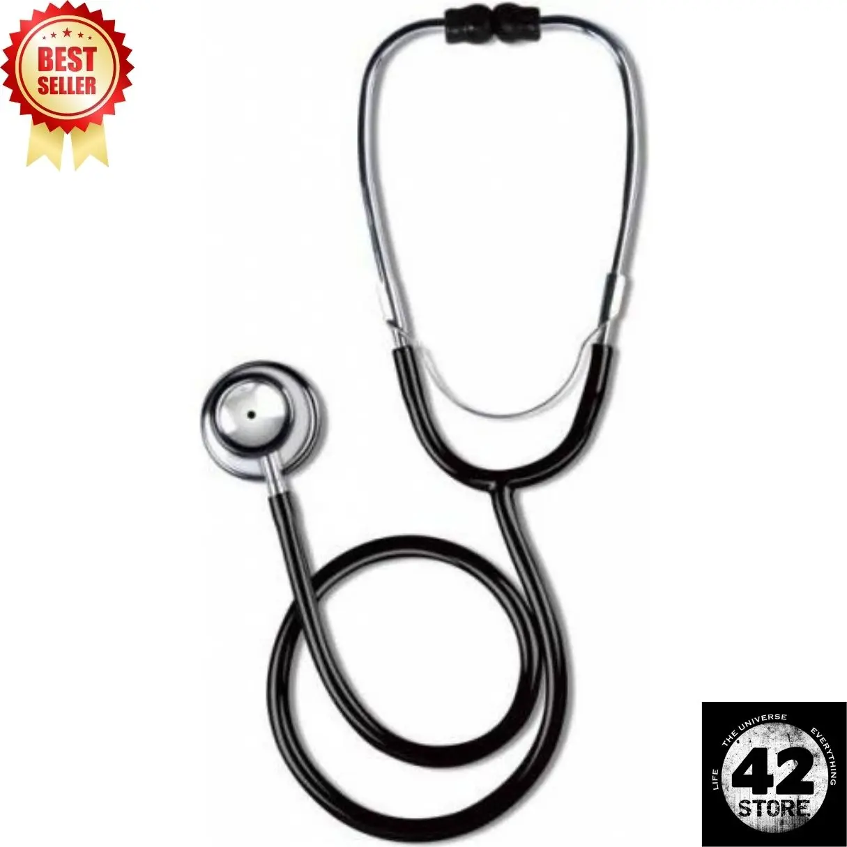 Aluminum Head Double Sided Stethoscope