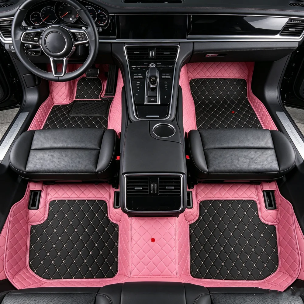 Tapis de sol de voiture 3D stéréo sur mesure pour SEAT Ibiza Base KJ1 1.0L 2017 à 2025, 5 places, entièrement enveloppants, imperméables, anti-salissures, adaptés aux berlines, ensemble spécial de tapis de sol auto